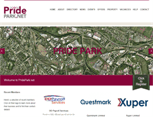 Tablet Screenshot of pridepark.net